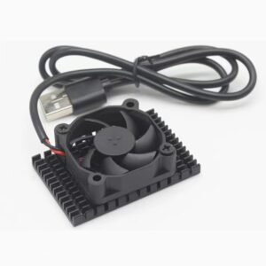 USB-powered fan and heat sink combination, highlighting the convenience of a single supplier for thermal management components