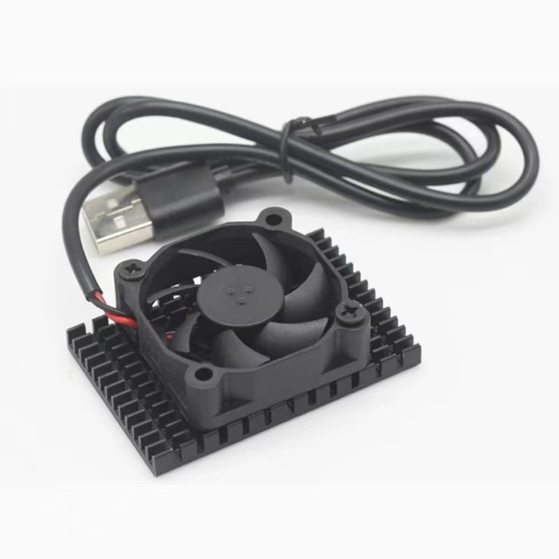 USB-powered fan and heat sink combination, highlighting the convenience of a single supplier for thermal management components