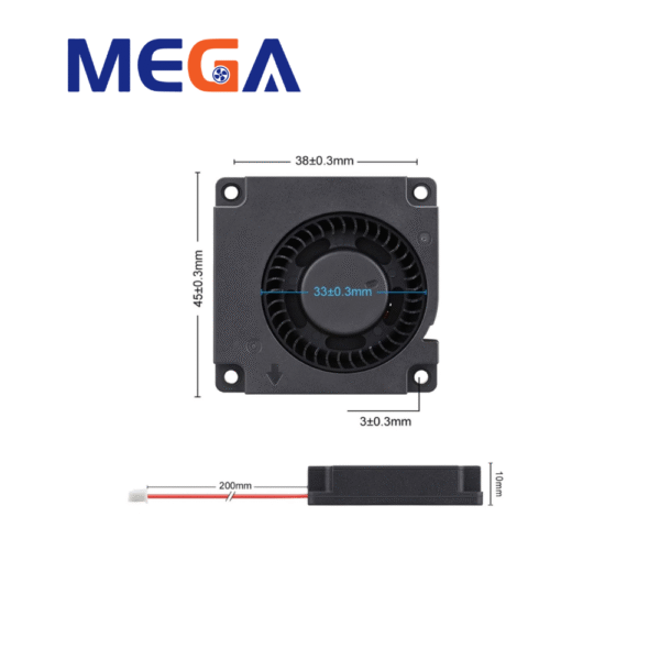 DC 4510 brushless fan